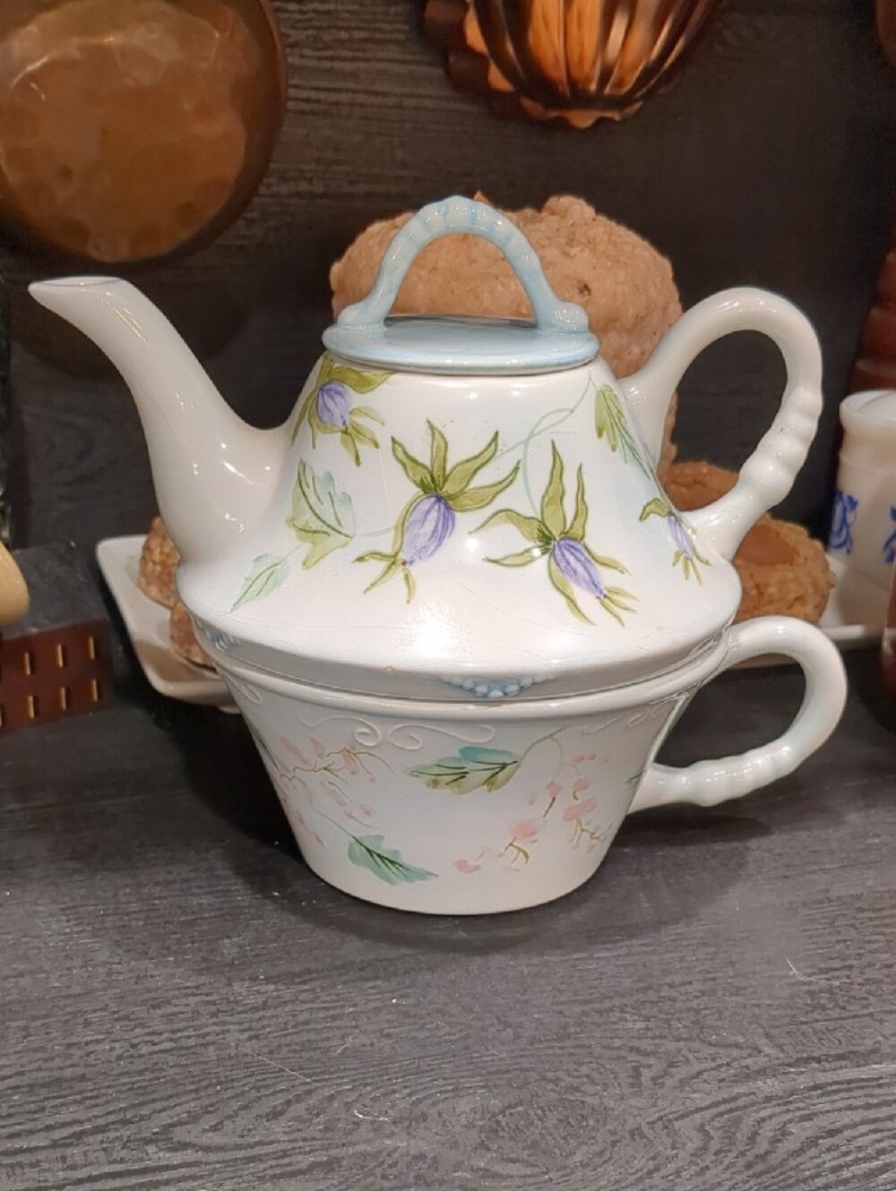 Tracy Porter Tea For One Evelyn Teapot with Cup Set